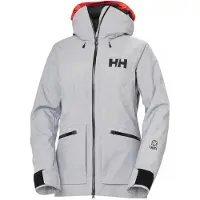 Helly Hansen Powderqueen 3.0, skijakke, dame, lysegrå