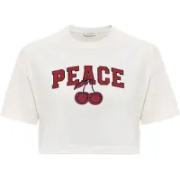Cortera Shirts 'Katia' blodrød / sort / offwhite