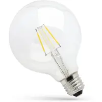 Spectrum LED LED Globuslampe Klar E27 4W 2700K 380 lumen