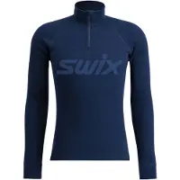 Swix RaceX Merino Half Zip, herre, navy