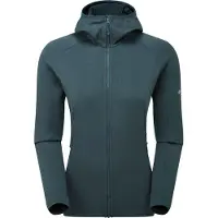 Montane F Protium Hoodie, fleecetrøje, dame, mørkegrøn