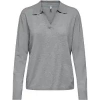 ONLY Pullover 'IBI' grå-meleret