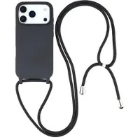 Mtp Products iPhone 17 Pro TPU Cover med Nøglesnor - Sort