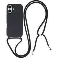 Mtp Products iPhone 17 TPU Cover med Nøglesnor - Sort