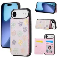 Mtp Products iPhone Air Cover med blomsterprint og RFID-kortholder - Blomster