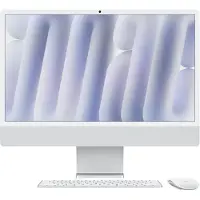 Apple iMac Z1E2 59.62cm 23.5inch Standard Glass M4 8C CPU/8C GPU/16C N.E. 16GB 512GB SSD Without Eth MM NumKey TID DE Silver (Z1E2-MWUC3D/A-078TEN)