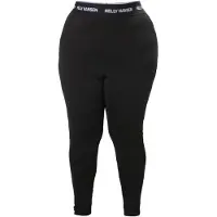Helly Hansen Lifa Merino Midweight Pant Plus, dame, sort