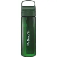 LifeStraw Go Terrace Green GO-650ML-TERGRN BPA-Free Plastic, water bottle with 2-stage filter, 650 ml