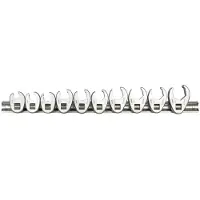 JBM 3/8´´ Crowfoot Set Of 10 Es Fastnøglesæt