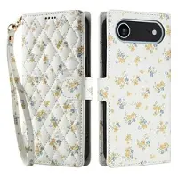 Mtp Products iPhone Air Rhombisk Blomsterpung - gule blomster