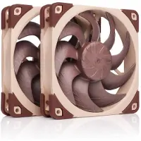 Noctua NF-A12x25 G2 PWM Sx2-PP - Kabinet køler - 120mm - Brun - 22 dBA