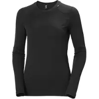 Helly Hansen Lifa Merino Midweight Crew, dame, sort