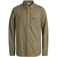 Lundhags Ekren Solid Ms LS Shirt, skjorte, herre, grøn