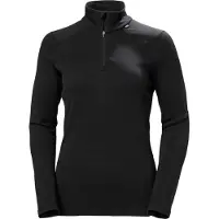 Helly Hansen Lifa Merino Midweight 1/2 Zip, dame, sort
