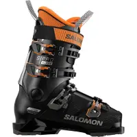 Salomon - Skistøvler herre - S/Pro Alpha 100 Gw Black/Dark Grey Met/Orange Tiger til Unisex - Størrelse 44-45 - Sort