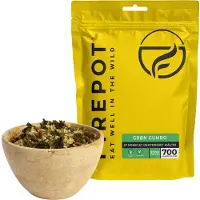 Firepot Grøn Gumbo, frysetørret mad, XL