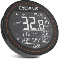Cycplus M2 cykelcomputer - kompatibel med Strava, Trainingpeaks osv.