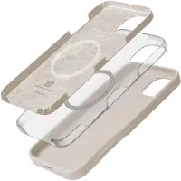 Crong Color Cover Magnetisk - iPhone 16 Pro Max MagSafe-cover (stenbeige)