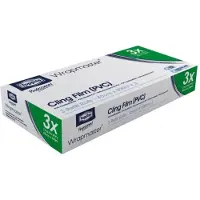 Wrapmaster Madfilm, , 300m x 45cm, transparent, PVC, refill, uperforeret - (3 ruller)