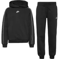 Nike Joggingdragt 'CLUB FLC' sort / hvid