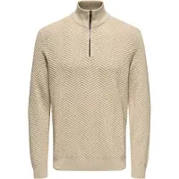 Only & Sons Pullover 'ONSMACE' greige