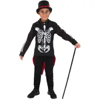 Smiffys Udklædning - Day of the Dead Senor Skeleton - - 7-9 år (122-134) - Udklædning