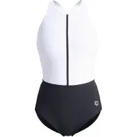 Arena Formgivende badedragt 'Shapewear Silvia B-Cup' sort / hvid