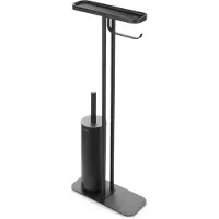 Brabantia MindSet toiletbørste med hylde og holder Mineral Infinite Grey