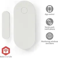 Nedis SmartLife Dørvinduessensor Zigbee 3.0 Batteri Android / IOS Hvid