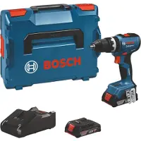 Bosch Professional Gsb 18v-65 + 2 Bat 2.0 Ah + L-case Elektrisk Skruetrækker