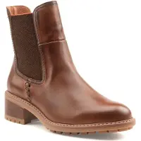 Pikolinos Pikolinostil kvinder. W0D-8792 Brune Medina ankelstøvler i læder (35), 3-5 cm, Lynlås, Casual