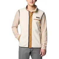 Columbia - Mærker - Helvetia II Vest Chalk til UnisexUld - Størrelse L - Beige