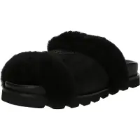 Zadig & Voltaire Pantoletter 'TEDDY BARE' grå / sort