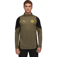 Puma Borussia Dortmund Training Quarter-Zip Top Men, Sport, Loden Green/Black, L