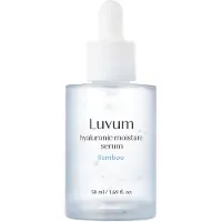 Luvum Hyaluronic Acid Serum - 83% bambusessens - Multi-Weight Hydration - Ceramid Barrier Support - Blid formel - Koreansk hudpleje 1,69 fl. oz