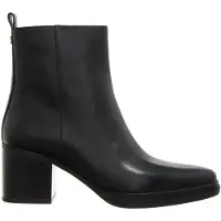 Michael Kors Michael Korstil kvinder. 40F5LXME5L Lex ankelstøvler i læder, sort (38), 3-5 cm, Lynlås, Casual
