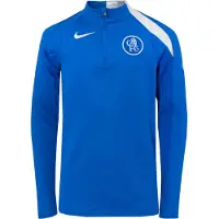 Nike Chelsea Træningstrøje Dri-FIT Strike Drill 3. - Blå/Sølv Børn - , størrelse M: 137-147 cm