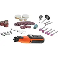 Black & Decker BLACK+DECKER BCRT8IK-XJ - Roterende værktøj - ledningfri - 5-hastigheders - 7.2 V