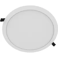 Ledvance DOWNLIGHT SLIM ALU armatur D280 V 25W/18.8W/12.5W 2500lm/1880lm/1250lm 3000K/4000K MS IP44 hvid 4099854441868