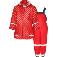 Playshoes Funktionsjakkesæt rød / hvid