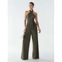 BWLDR Jumpsuit 'AMBER' oliven