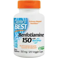 Doctors Best , Benfotiamine 150, 150 mg, 120 Veggie Caps