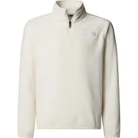 The North Face Fleecetrøje - Glacier - 1/4 Zip - White Dune - - 10 år (140) - Fleecejakke