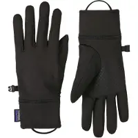 Patagonia - Vandretøj - R1 Daily Gloves Black til UnisexUld - Størrelse M - Sort