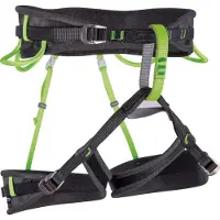 Camp - Klatreseler - Escape Black / Green til Unisex - Størrelse L - Sort