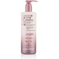Giovanni 2chic Frizz Be Gone Shampoo - Anti Frizz Natural Hair Smoothing Formula med Shea Butter & Sweet Almond Oil Macadamia Coconut Sulfate & P
