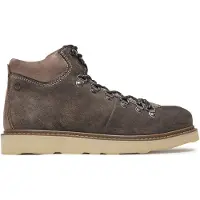 Jack & Jones Snørestøvler 'JFWCHORLTON' mudderfarvet / mørkegrå
