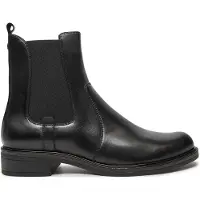 Caprice Bootie, black, made of Leather and synthetic with Block heel, Size 36