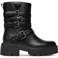 GUESS Boots 'SALVO' sort / sølv