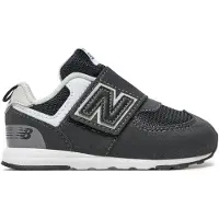 New Balance Sko - 574 - Black/Silver Metalic - - 20 - Sko